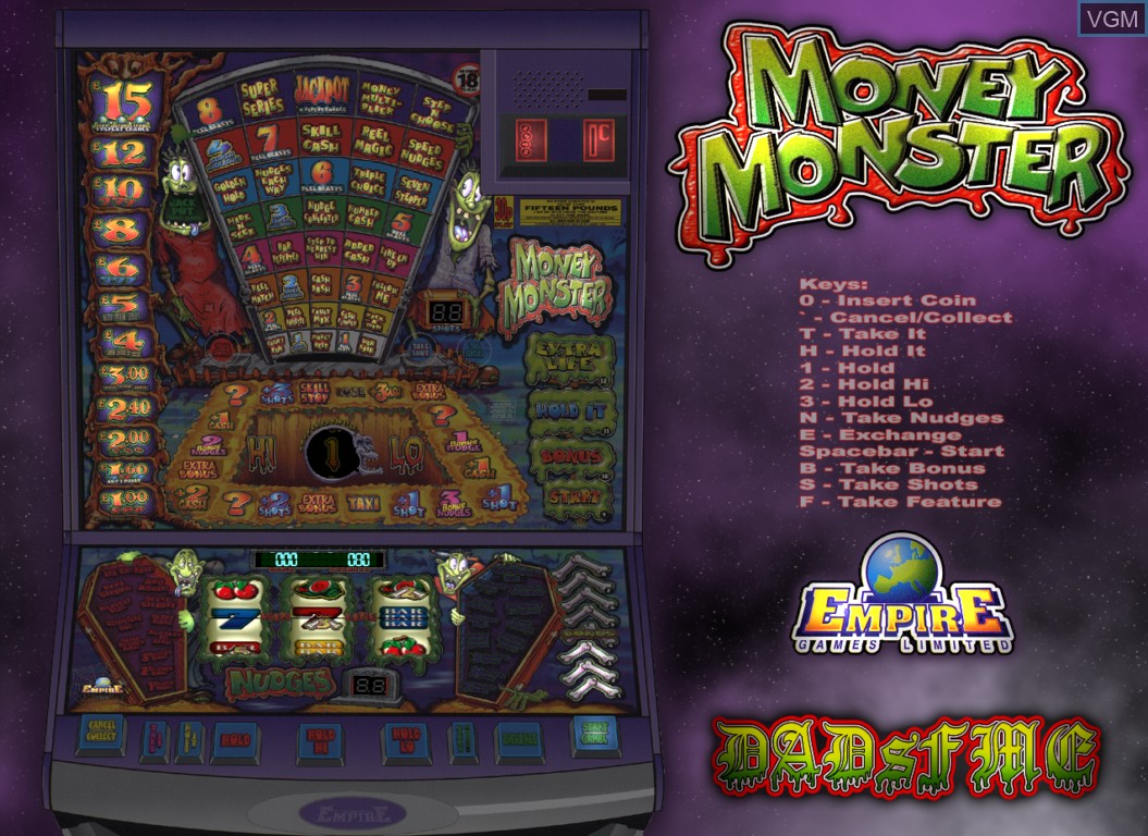 Empire - Money Monster £15 jackpot fruit machine
